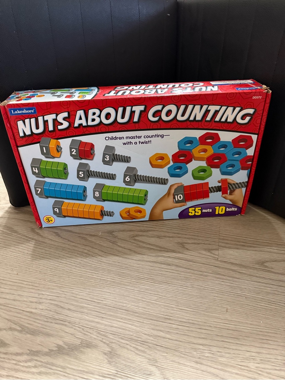 Lakeshore Learning "Nuts About Counting" Nuts And Bolts Counting Game Complete